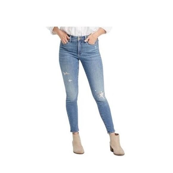 Joe's Jeans The Charlie Flawless Distressed High Rise Skinny Jeans - Size 28 - Picture 1 of 10